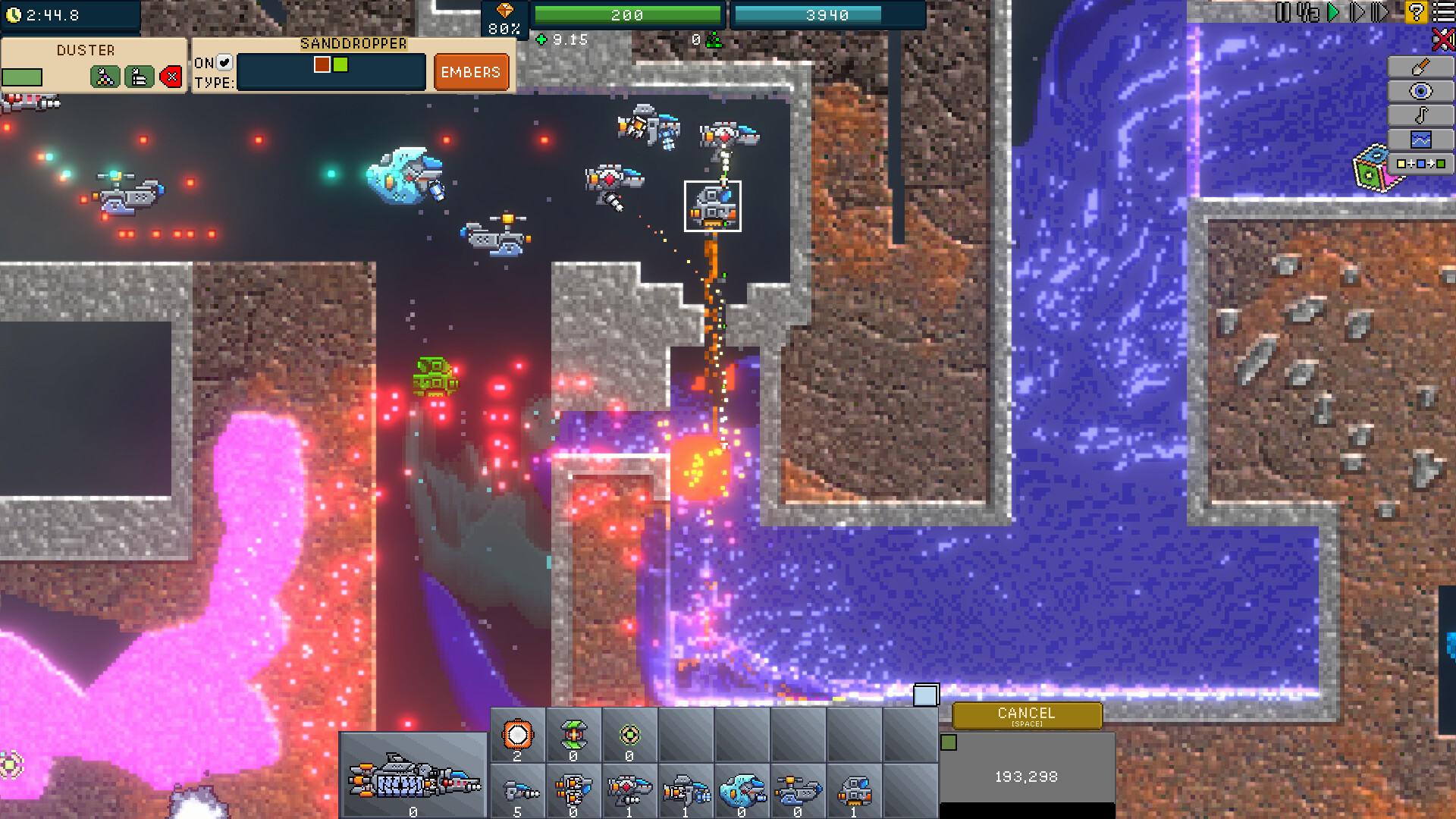 Скриншот: Creeper World IXE