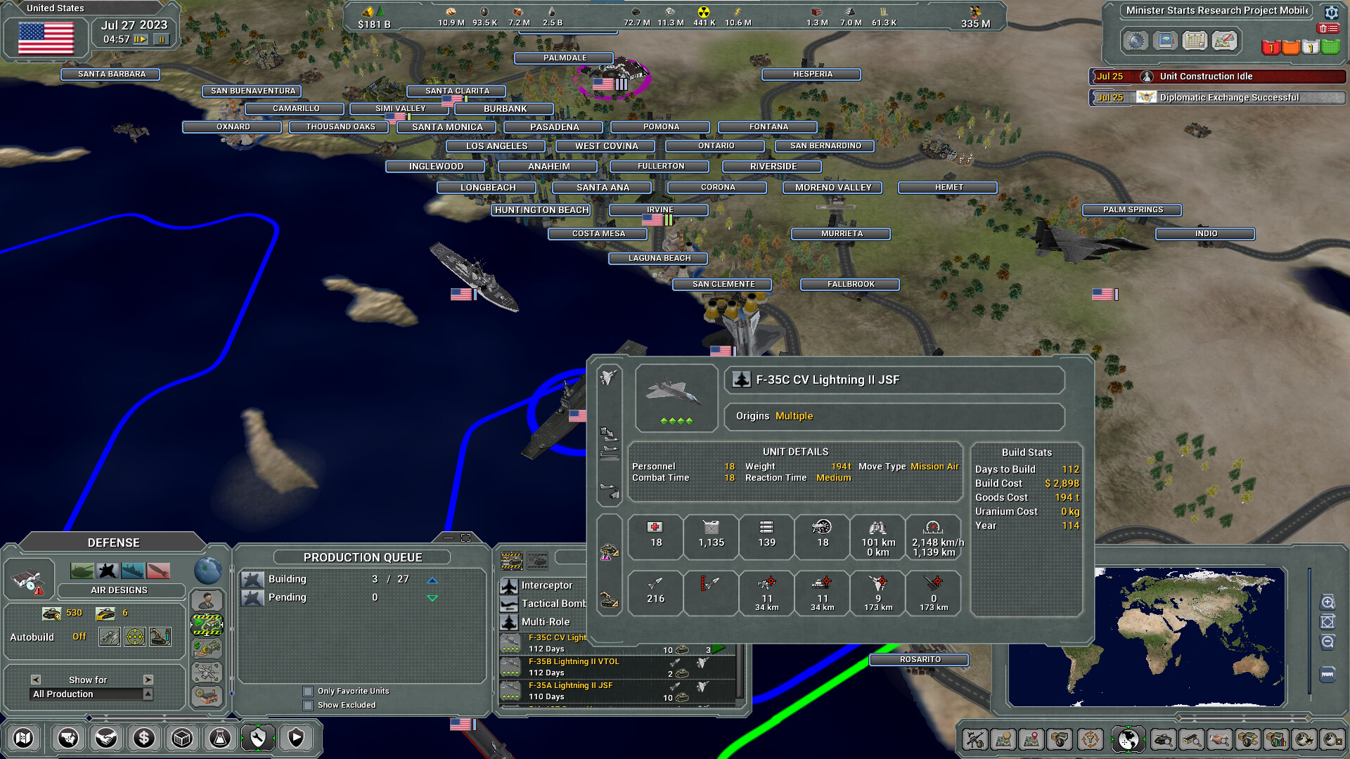 Скриншот: Supreme Ruler 2030