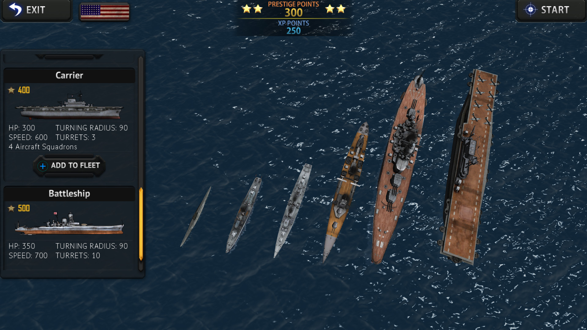 Скриншот: Battle Fleet 2