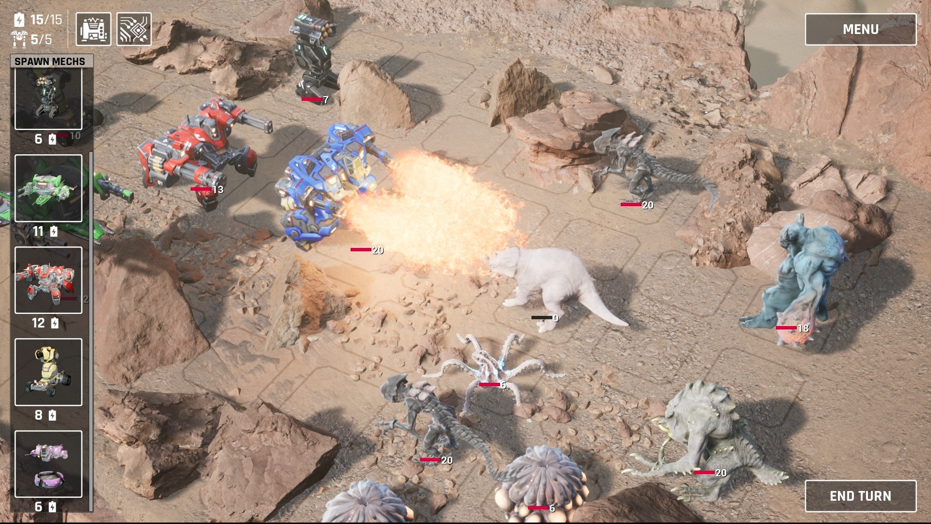 Скриншот: Mech Armada