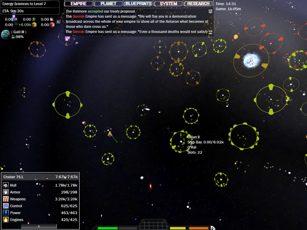 Скриншот: Star Ruler