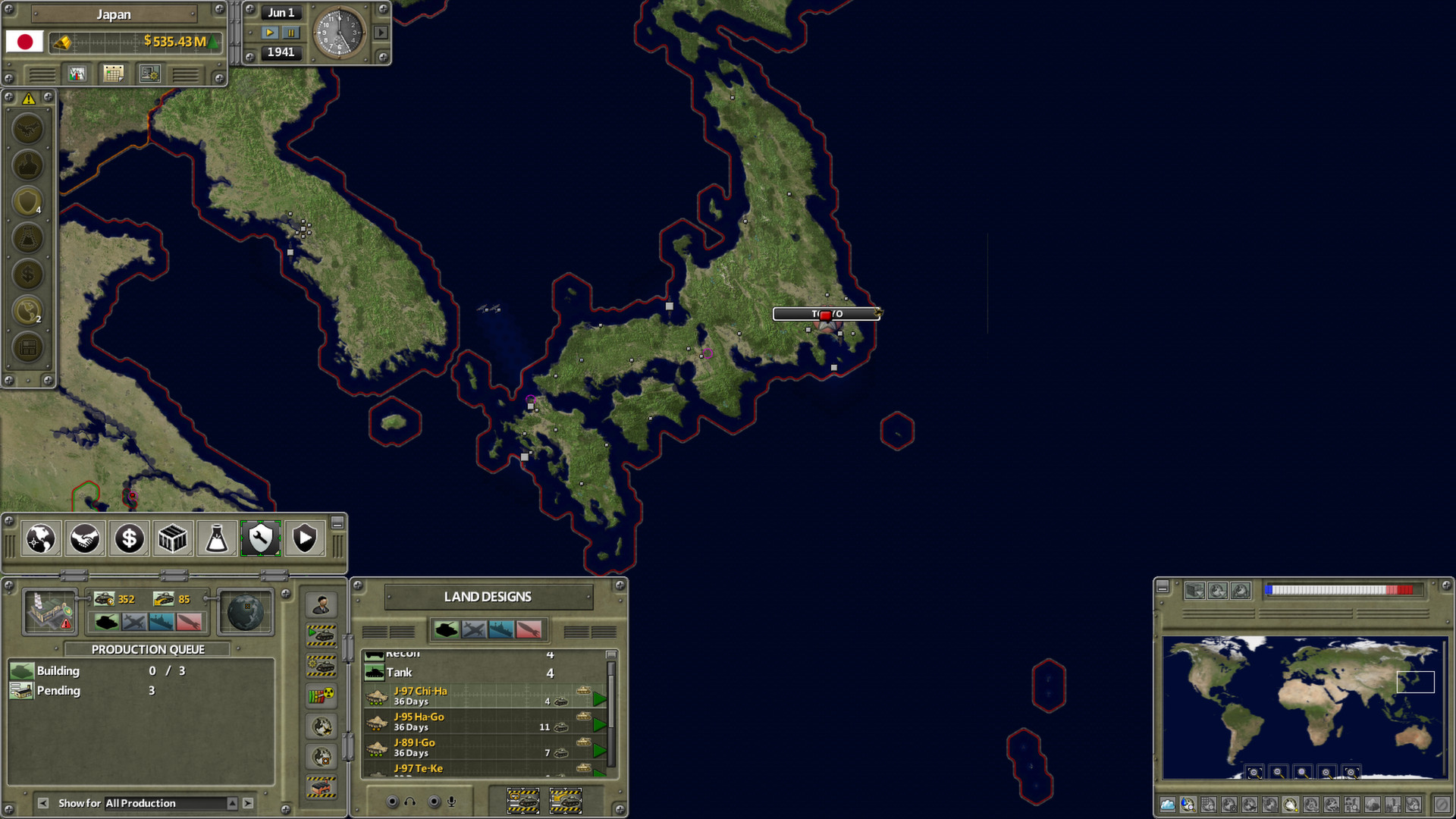 Скриншот: Supreme Ruler 1936