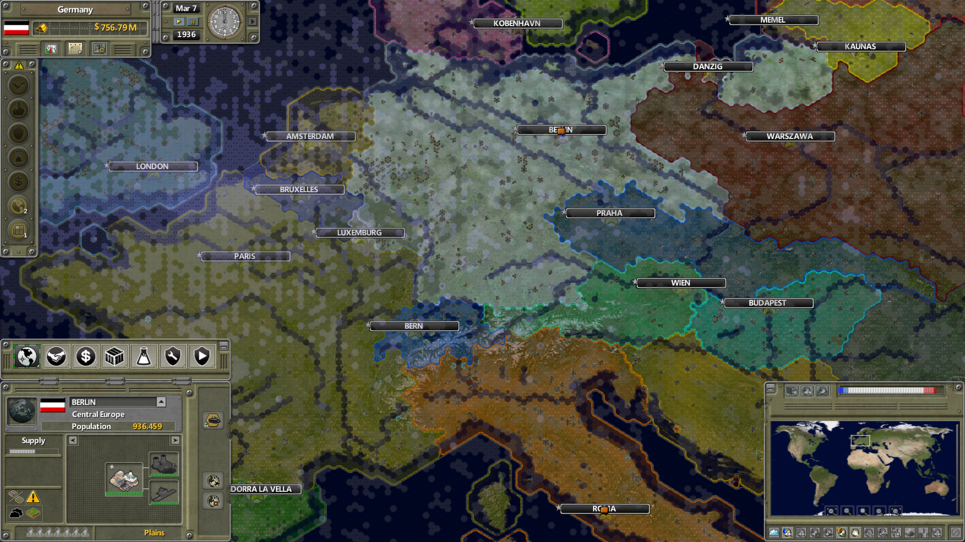 Скриншот 12: Supreme Ruler 1936