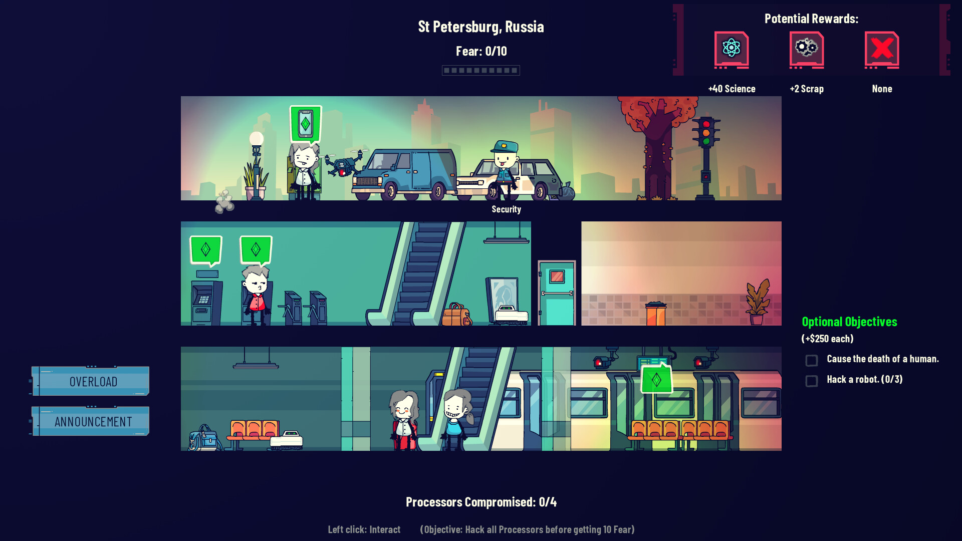 Скриншот: Rogue AI Simulator