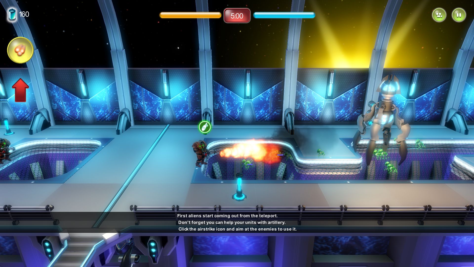 Скриншот: Alien Hallway