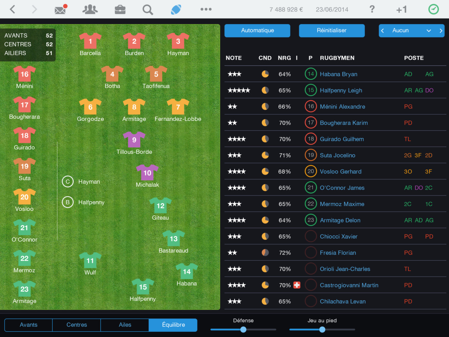 Скриншот: Pro Rugby Manager 2015