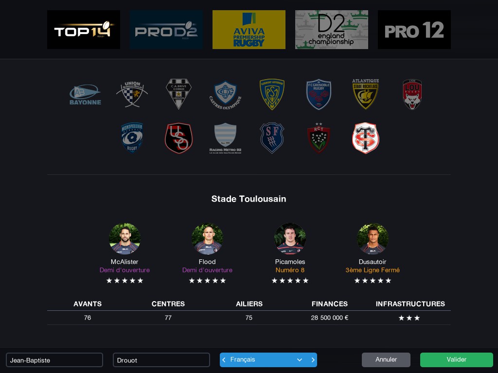 Скриншот 16: Pro Rugby Manager 2015