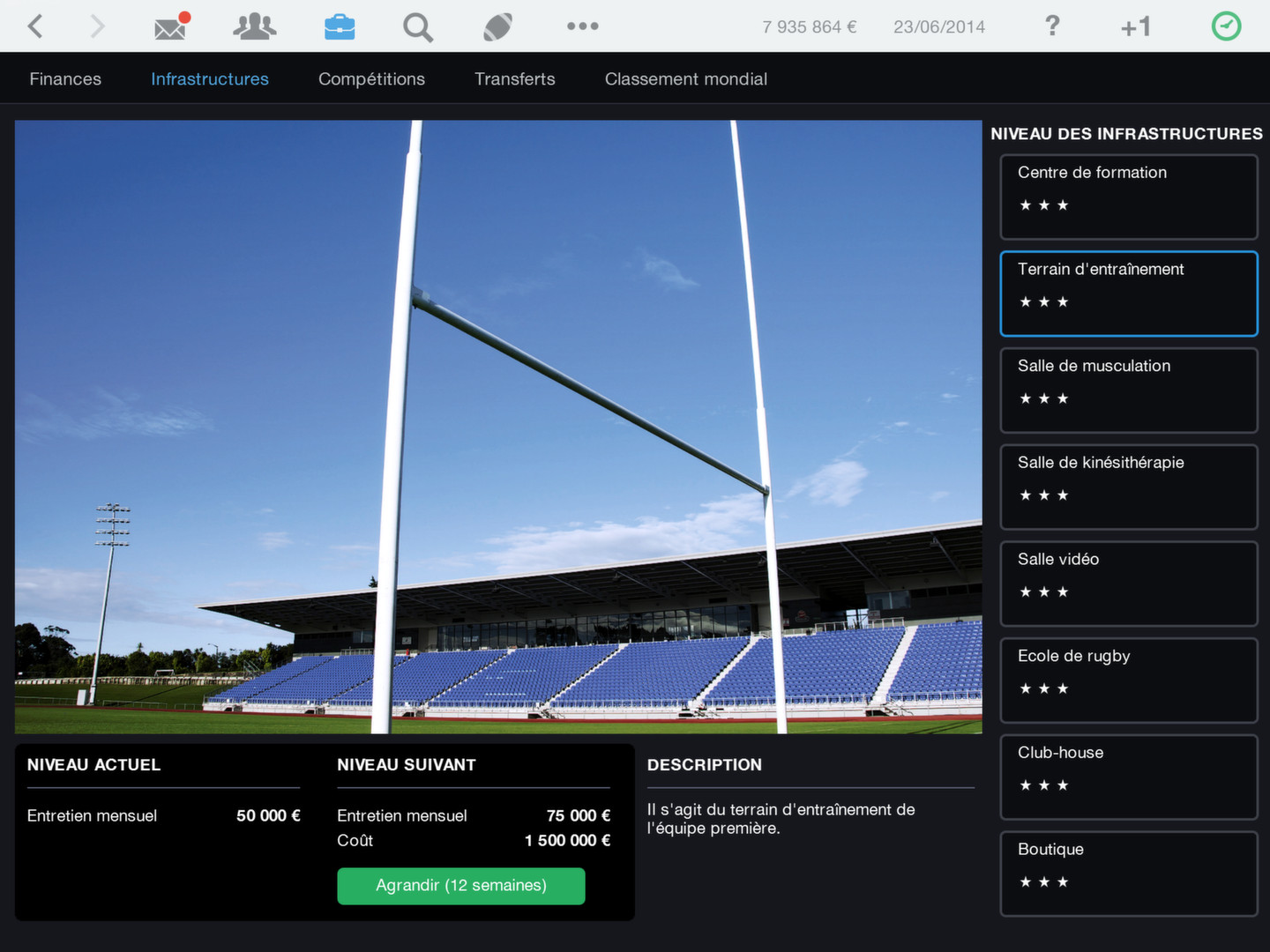 Скриншот: Pro Rugby Manager 2015