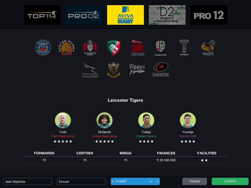 Скриншот 10: Pro Rugby Manager 2015