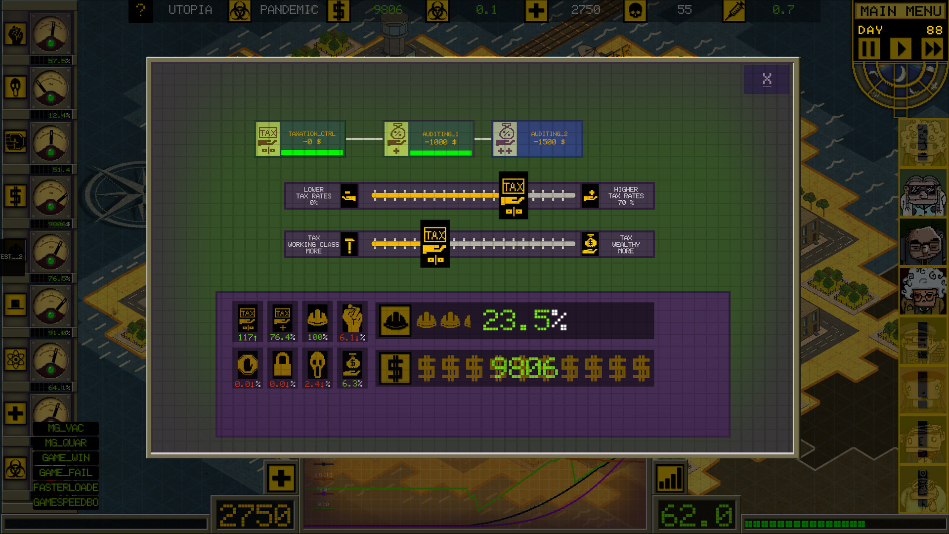 Скриншот: Ministry of Pandemic