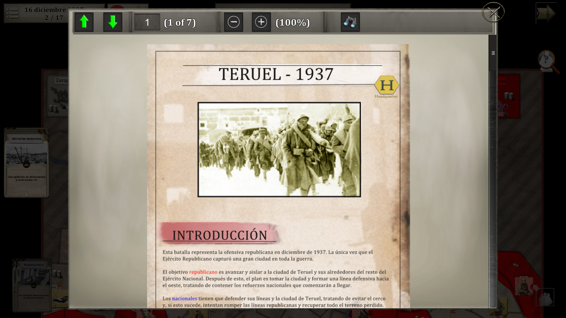 Скриншот: Battles For Spain