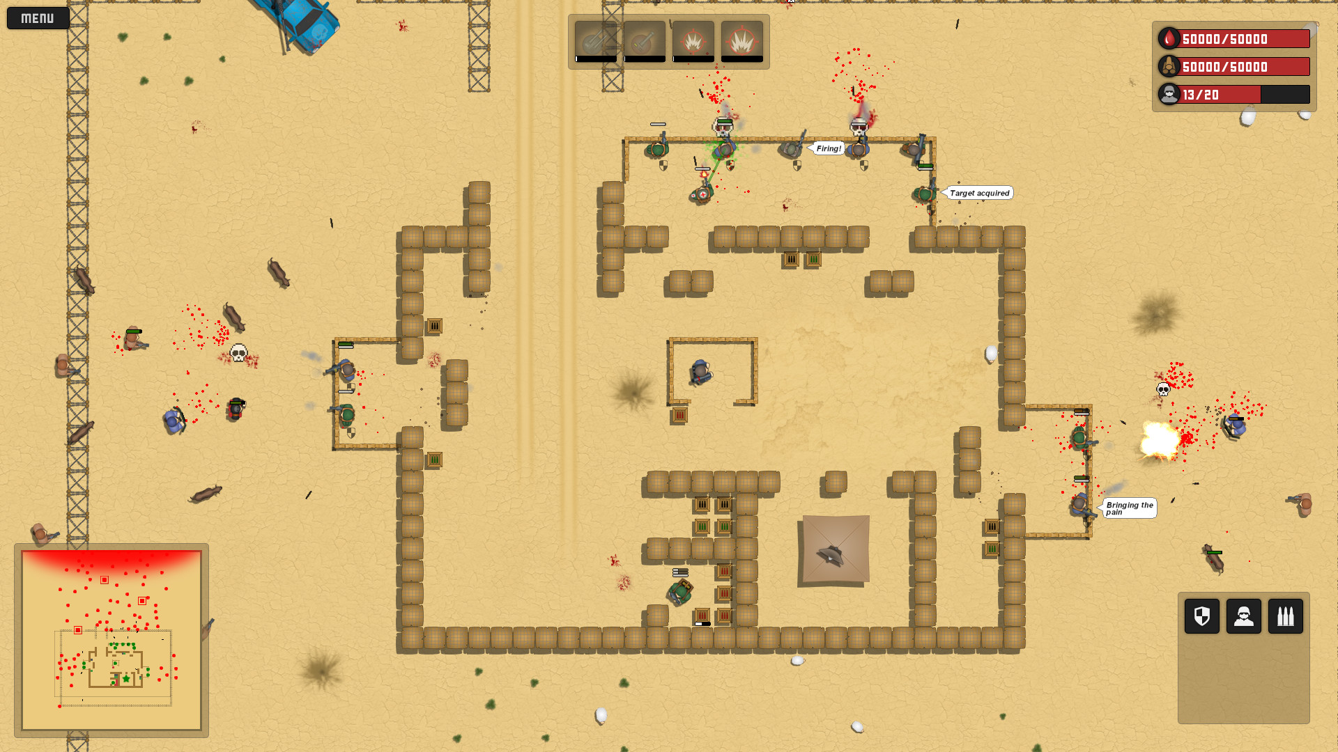 Скриншот: Firebase Defence