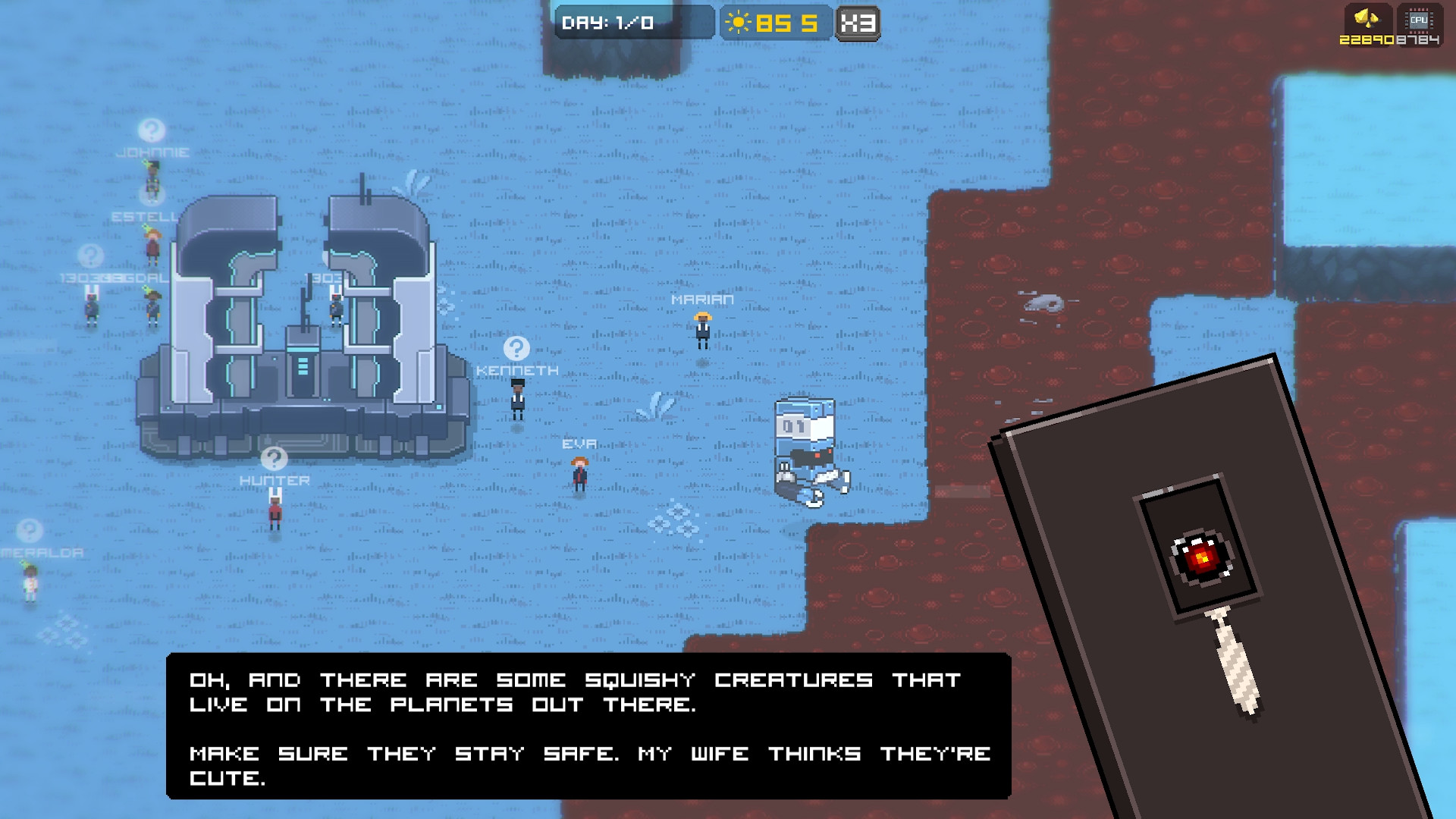 Скриншот: Freaking Meatbags