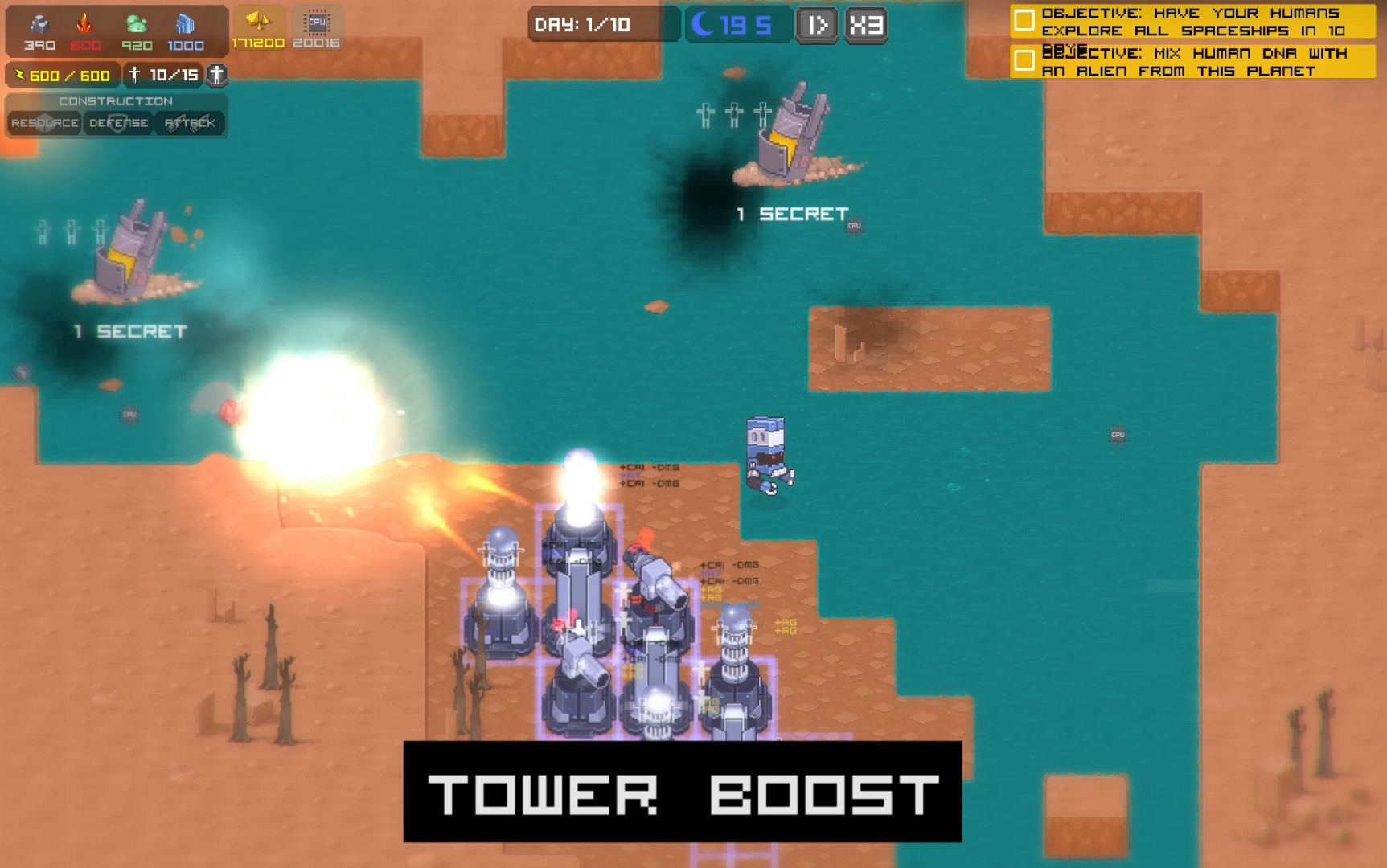 Скриншот: Freaking Meatbags