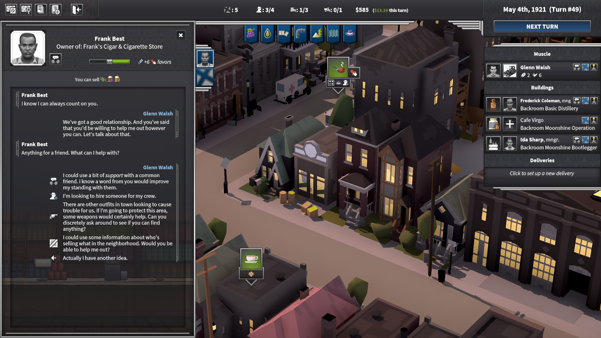 Скриншот: City of Gangsters