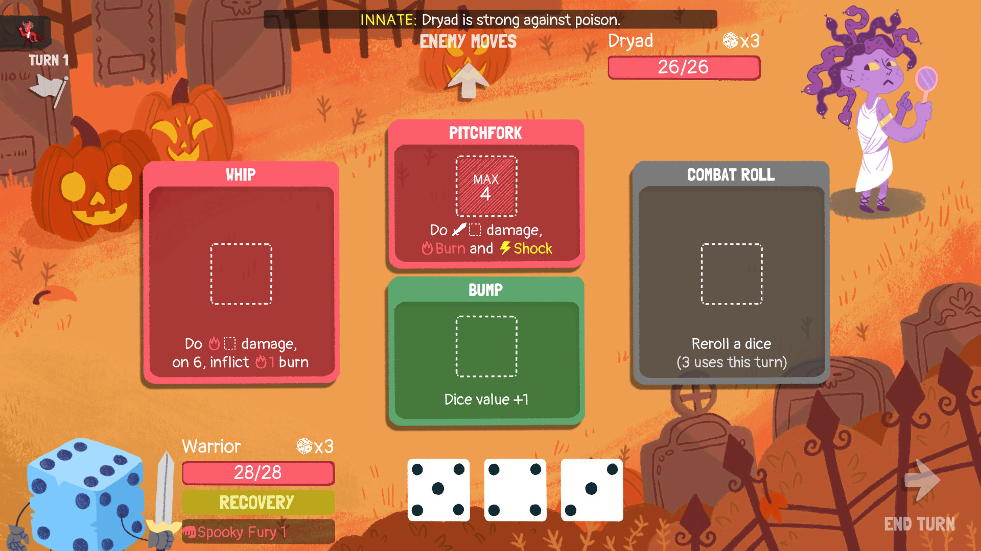 Скриншот: Dicey Dungeons