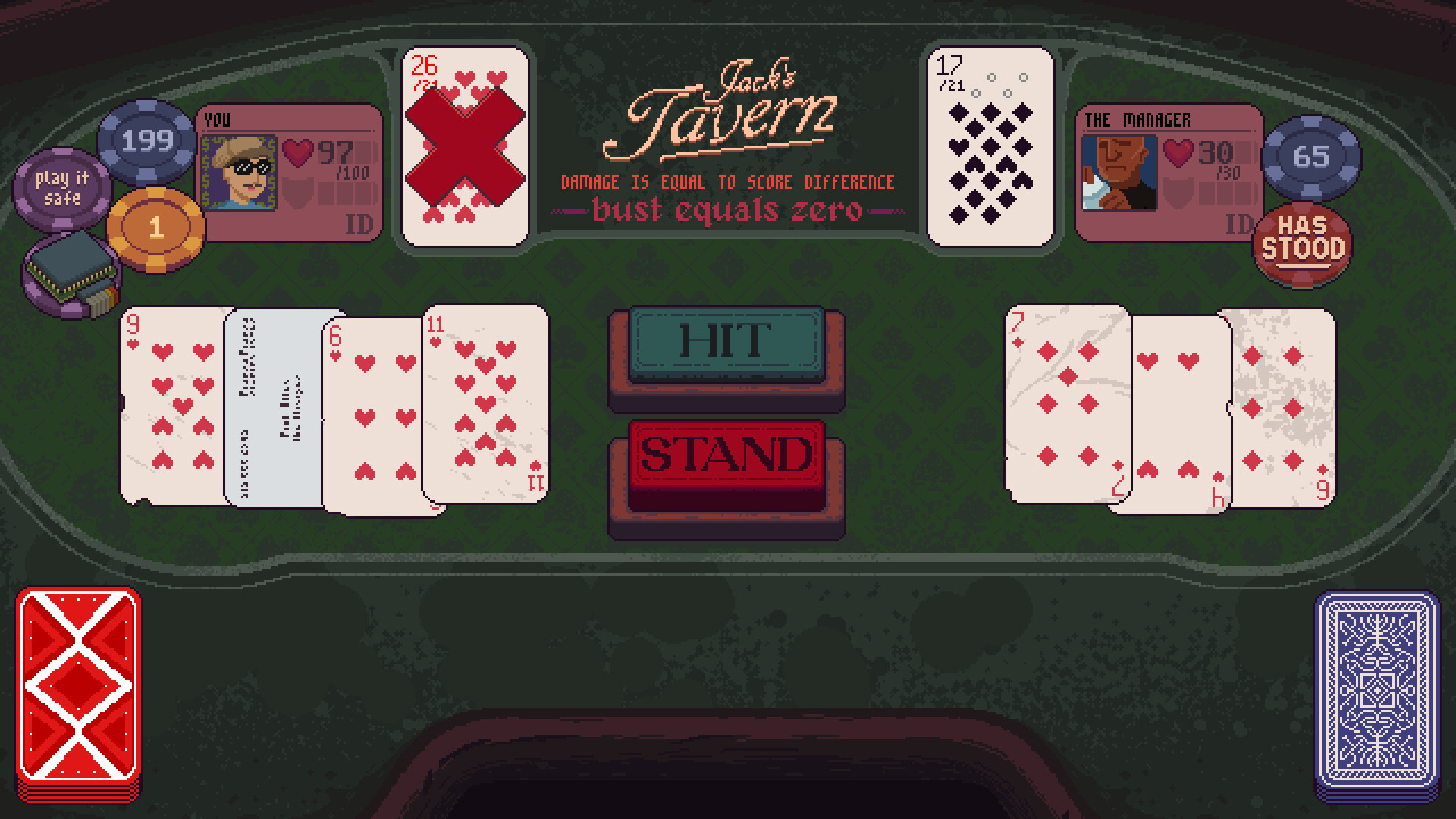 Скриншот: Dungeons & Degenerate Gamblers