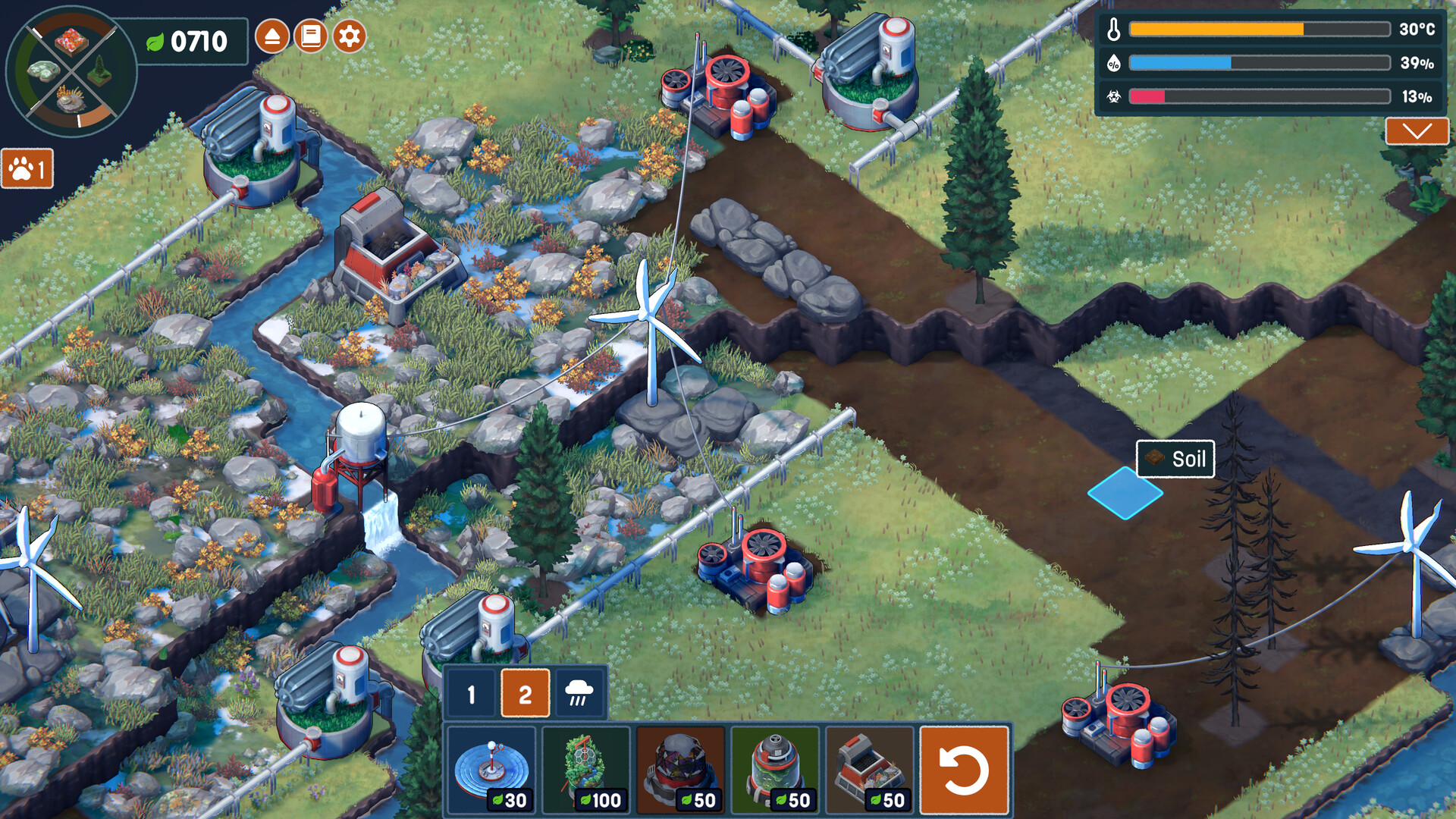 Скриншот: Terra Nil