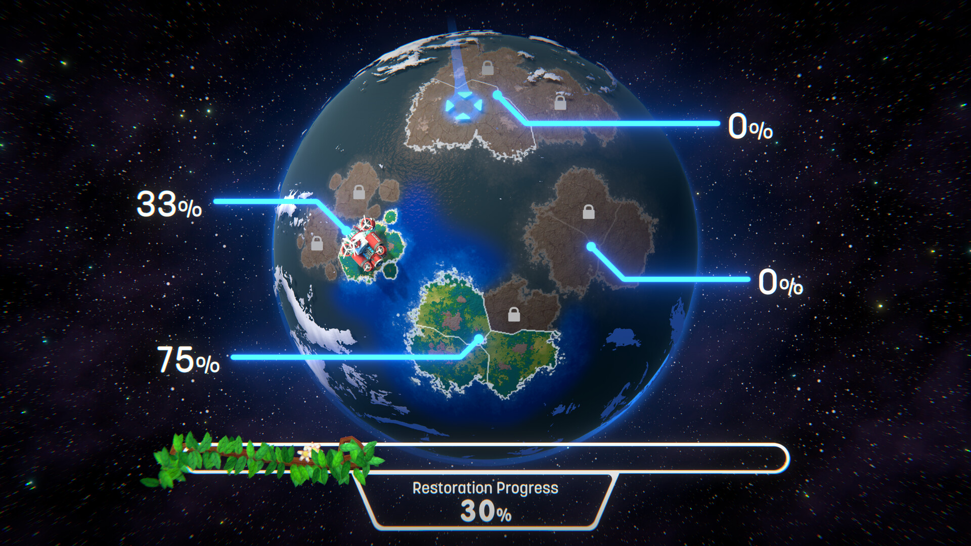 Скриншот: Terra Nil