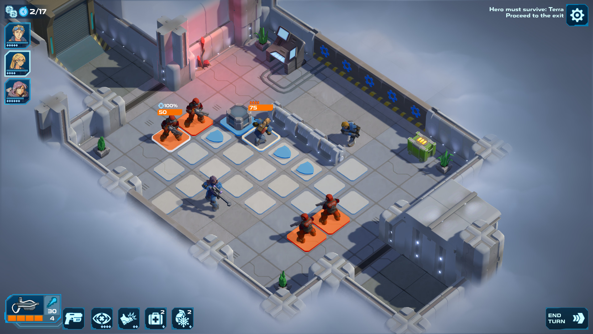 Скриншот: Spaceland: Sci-Fi Indie Tactics
