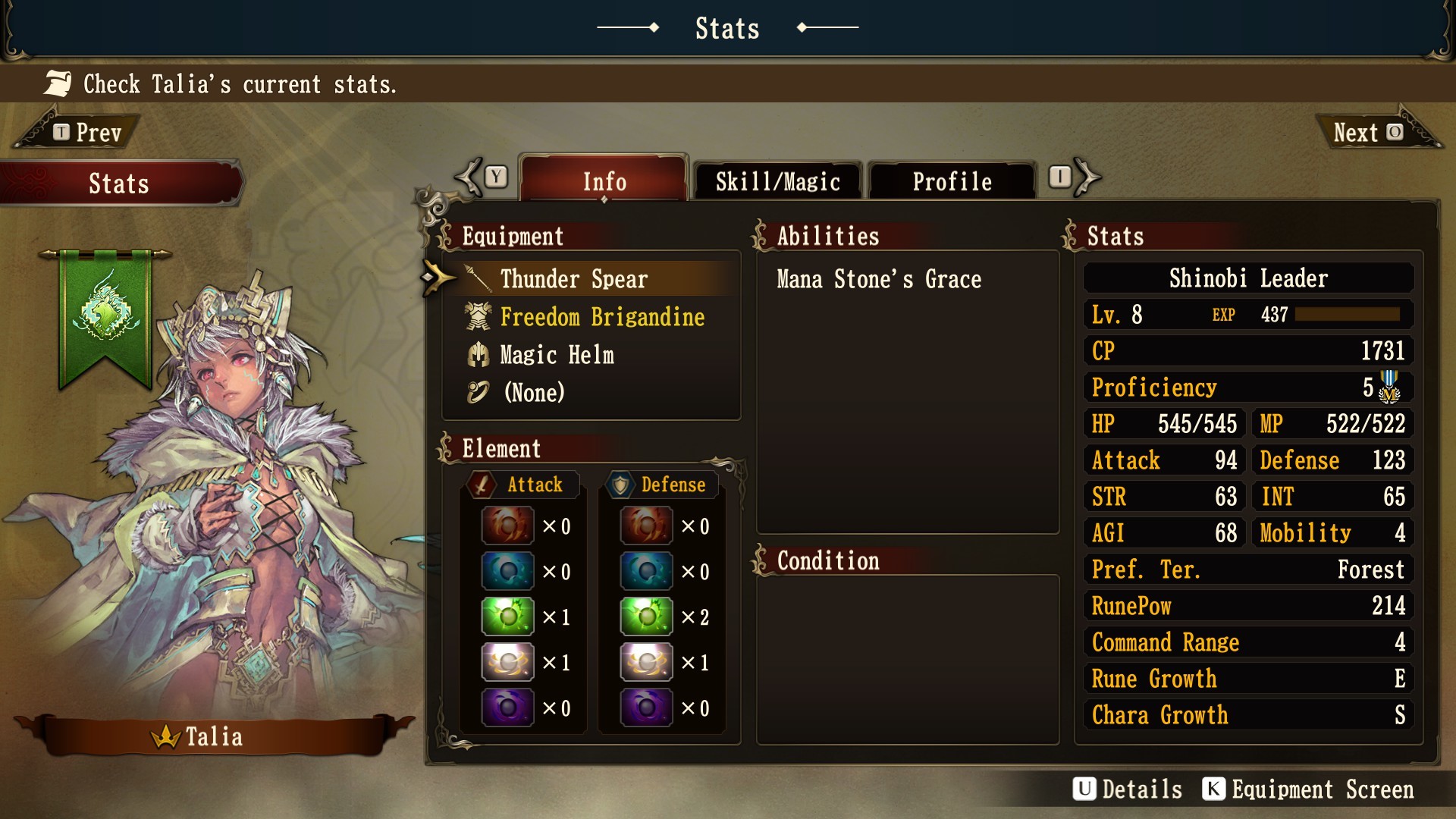 Скриншот: Brigandine The Legend of Runersia