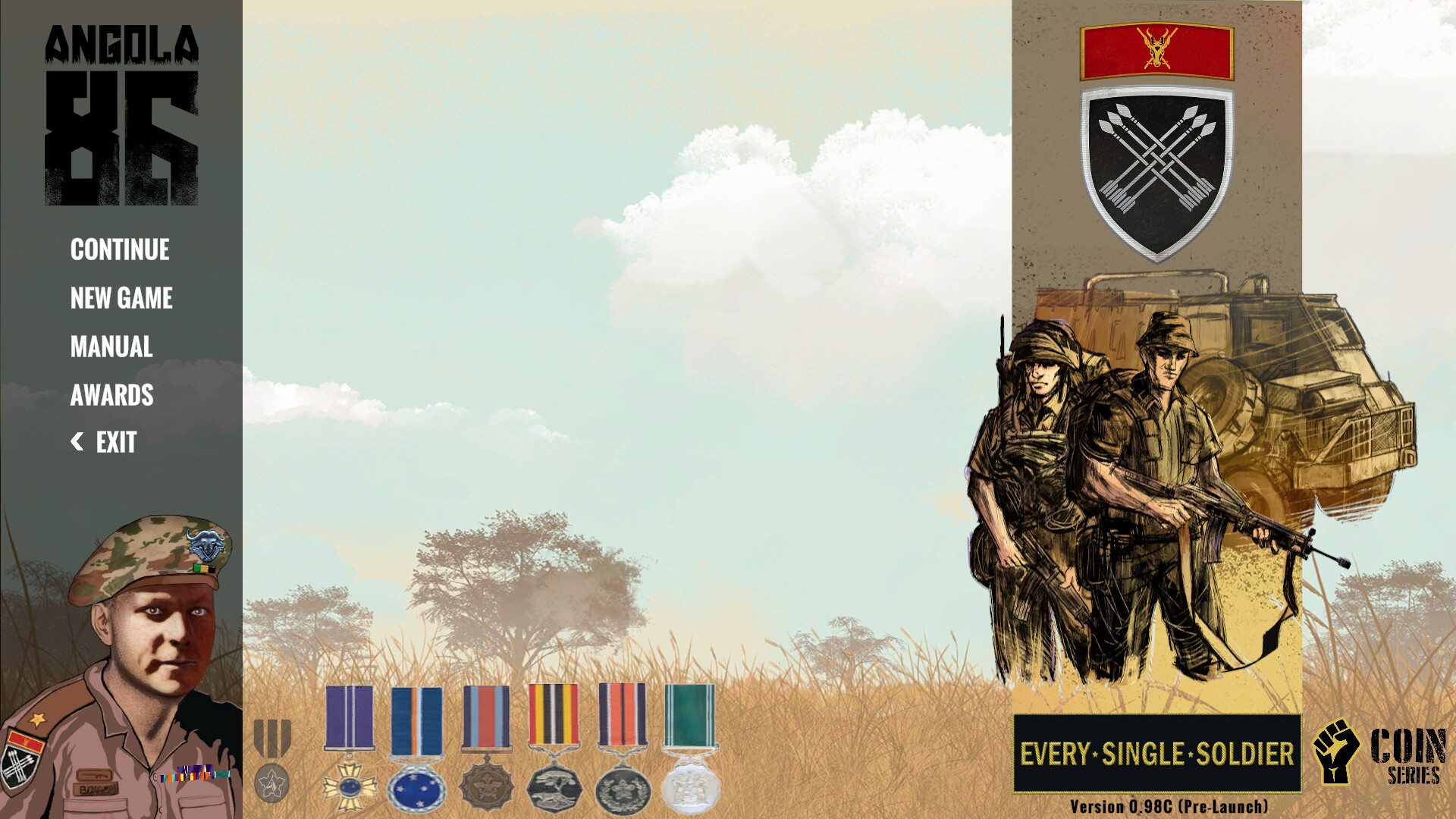 Скриншот: Angola '86