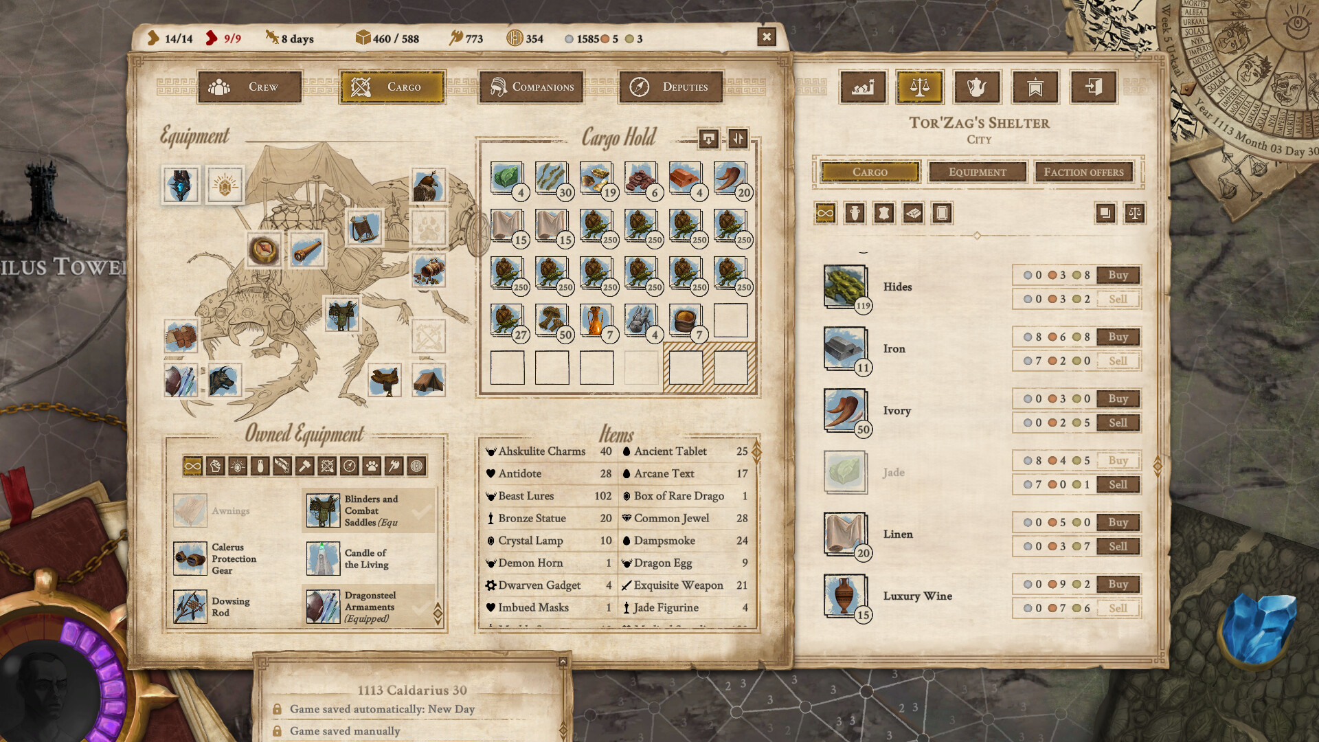 Скриншот: Vagrus - The Riven Realms