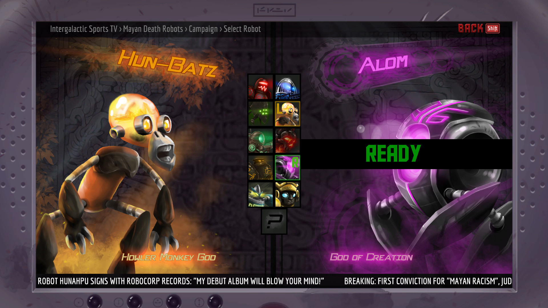 Скриншот: Mayan Death Robots