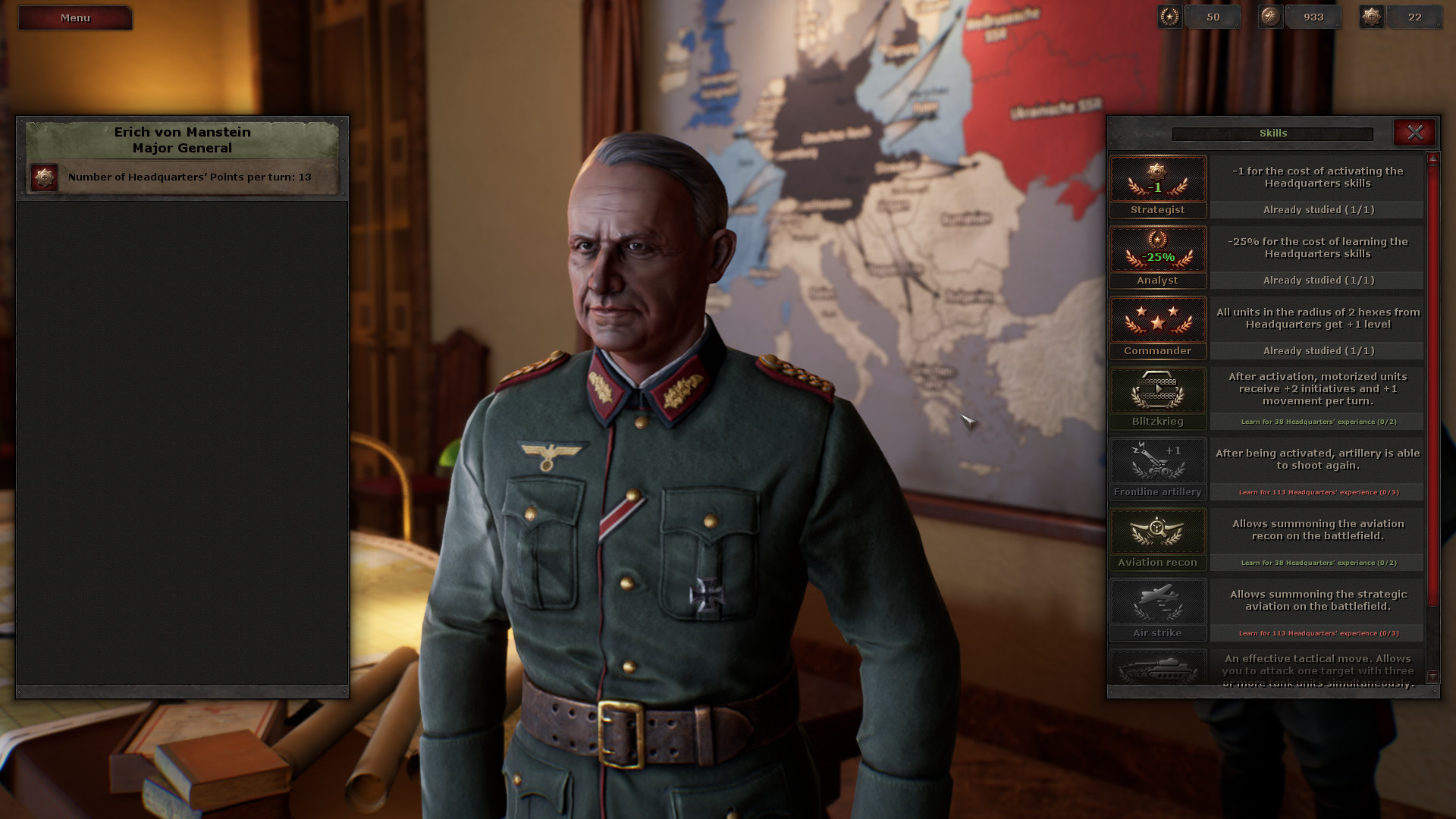 Скриншот: Panzer Strategy