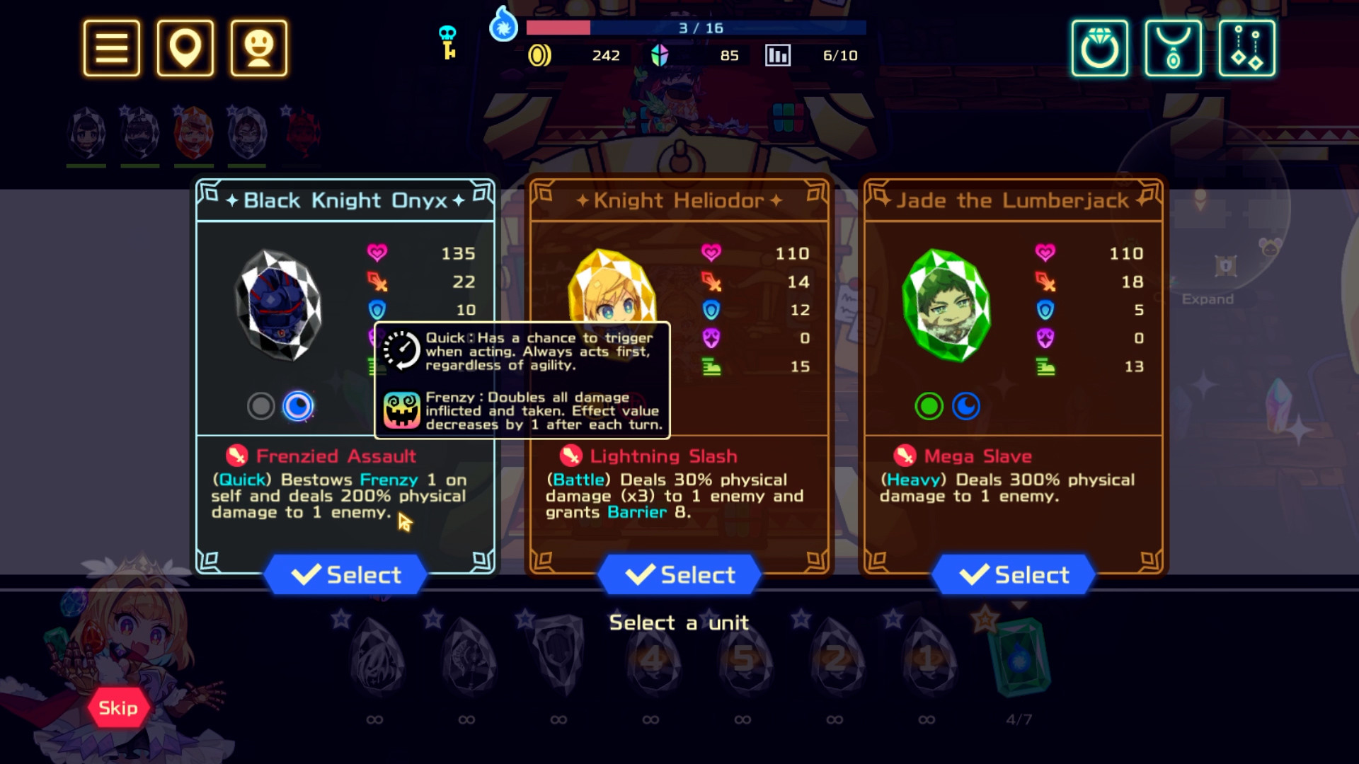 Скриншот: Vivid Knight