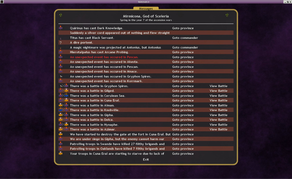 Скриншот 8: Dominions 4: Thrones of Ascension