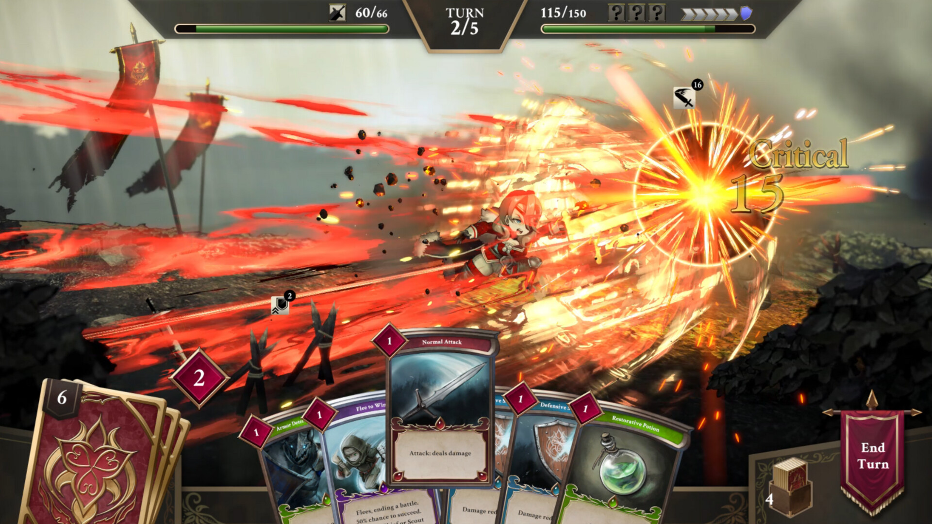 Скриншот 1: C.A.R.D.S. RPG: The Misty Battlefield