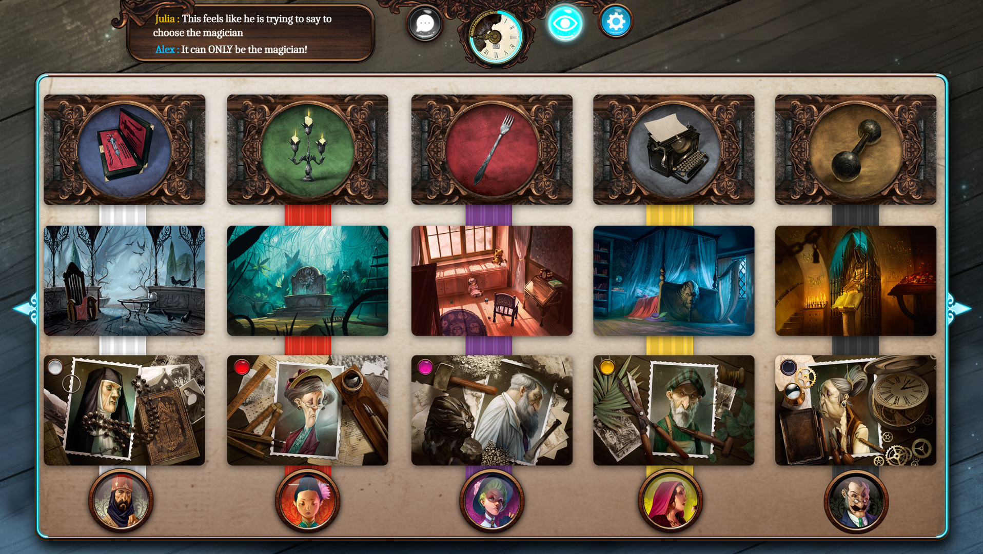 Скриншот: Mysterium: A Psychic Clue Game