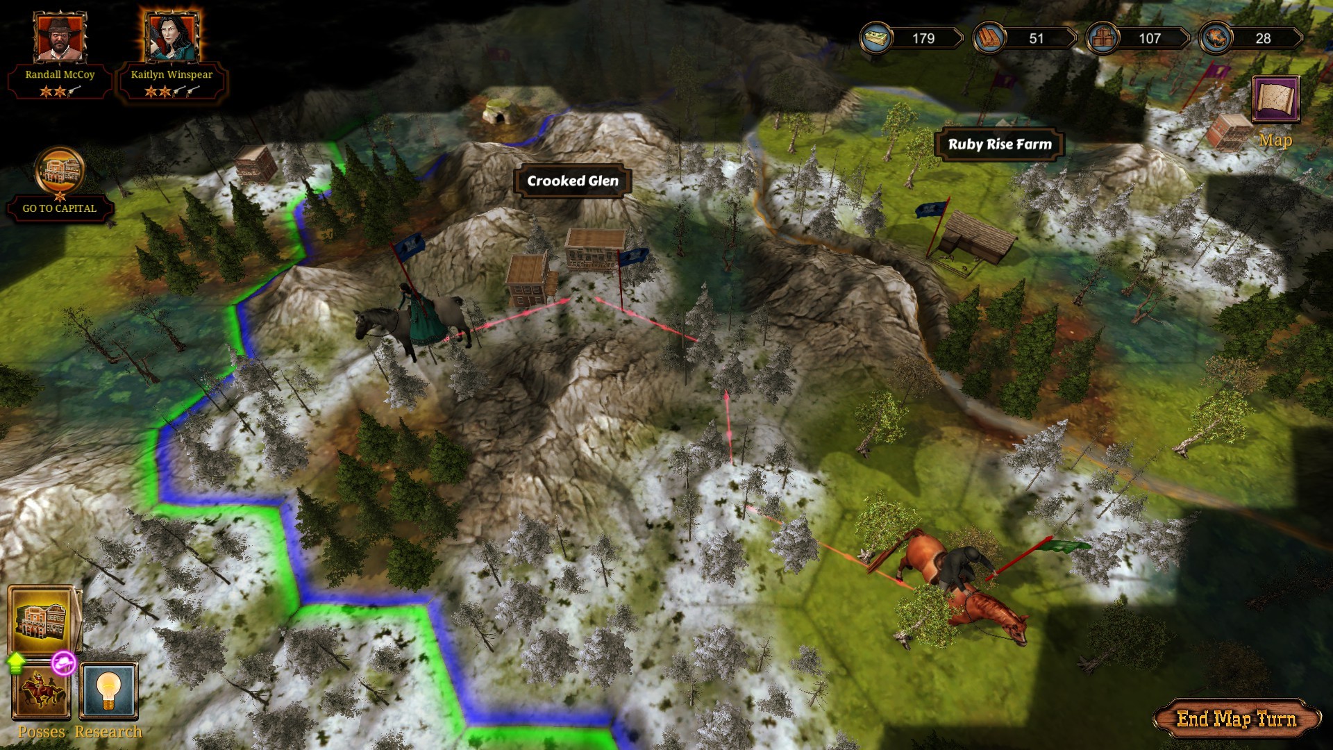 Скриншот 4: The Feud: Wild West Tactics