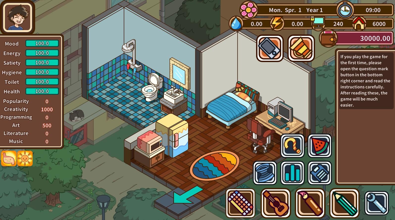 Скриншот: Legend of Homebody