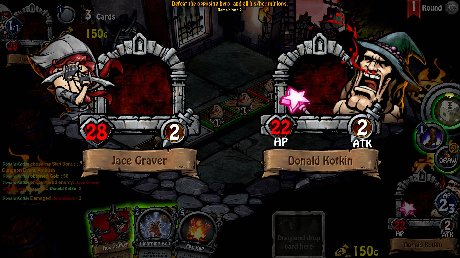 Скриншот: DICETINY: The Lord of the Dice