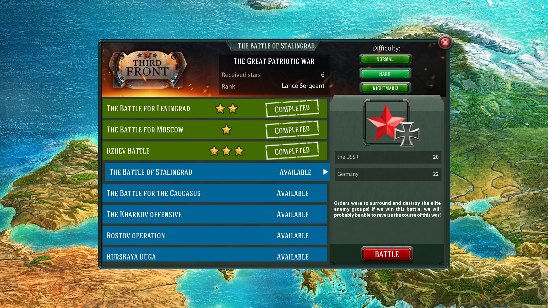 Скриншот 7: Third Front: WWII