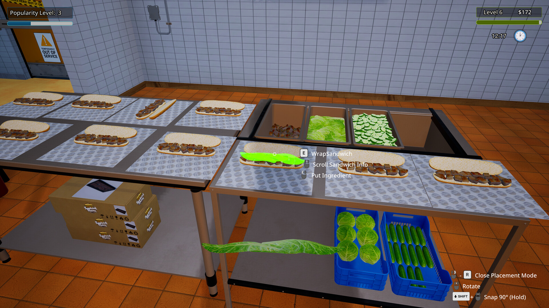 Скриншот: Sandwich Simulator