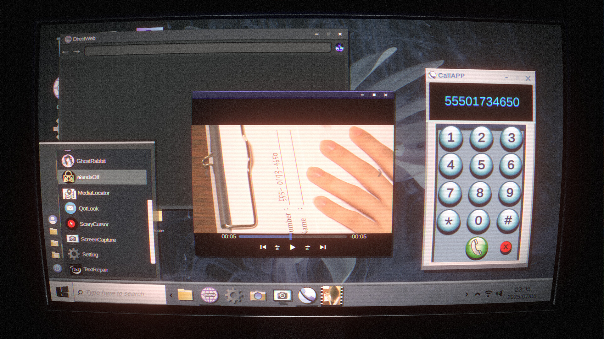 Скриншот: Log.in