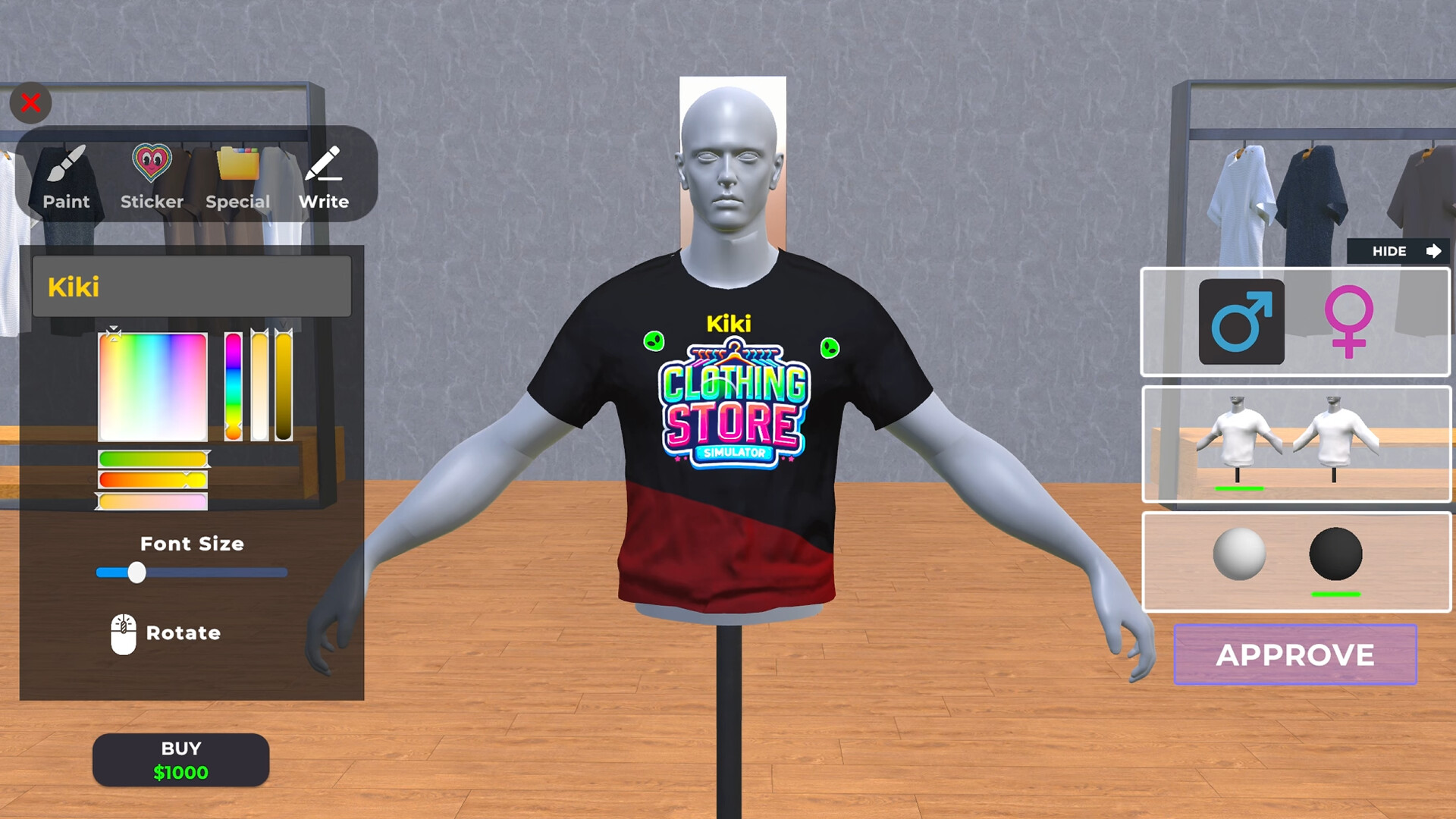 Скриншот: Clothing Store Simulator