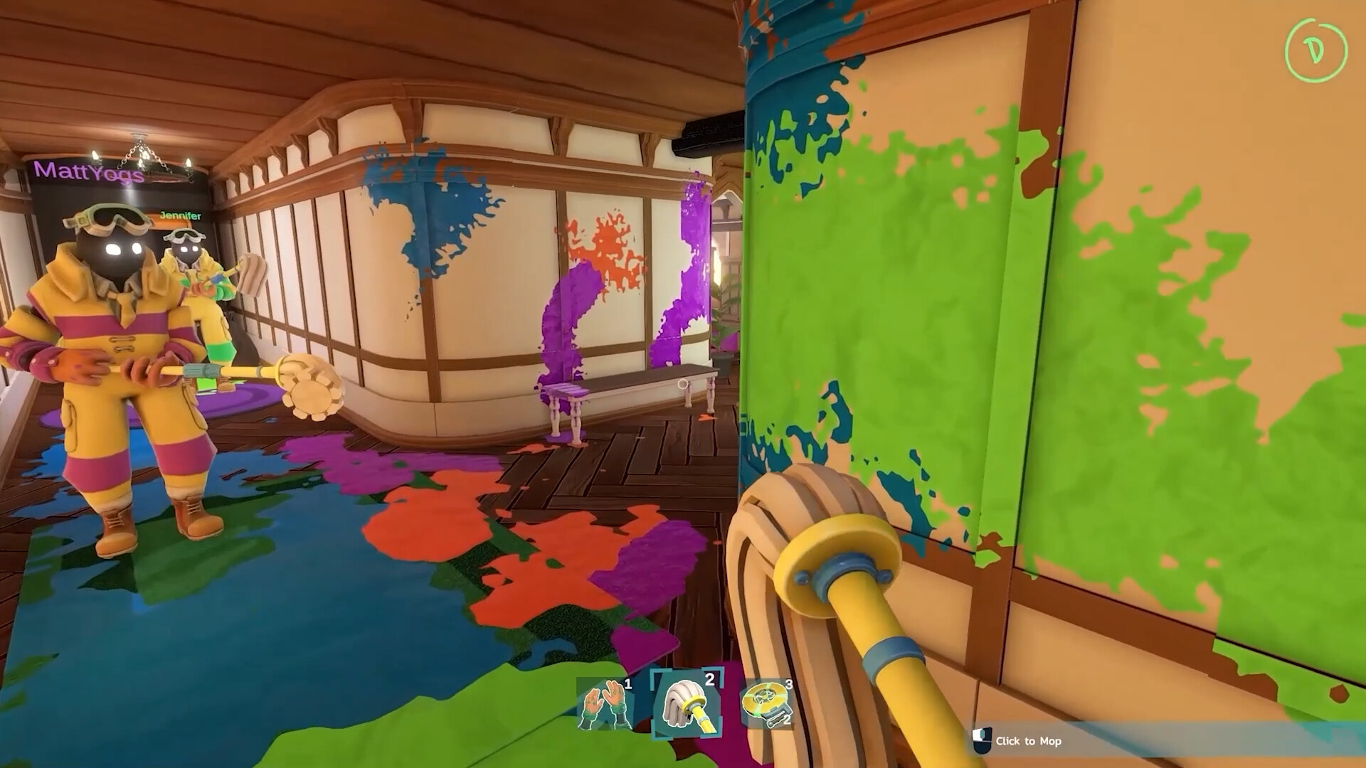 Скриншот: Monster Mop Up