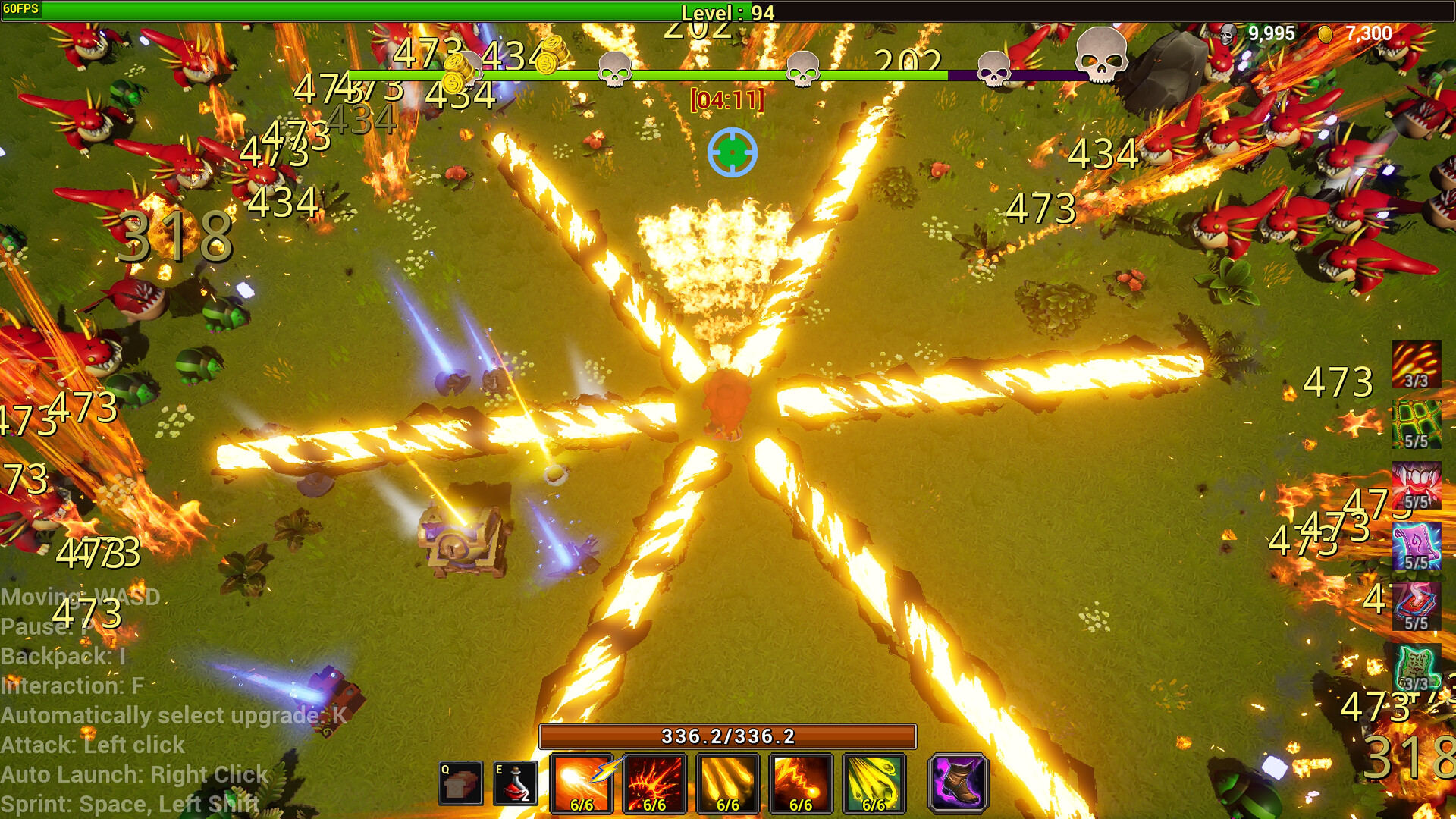 Скриншот: Abyss Eschaton Survivors