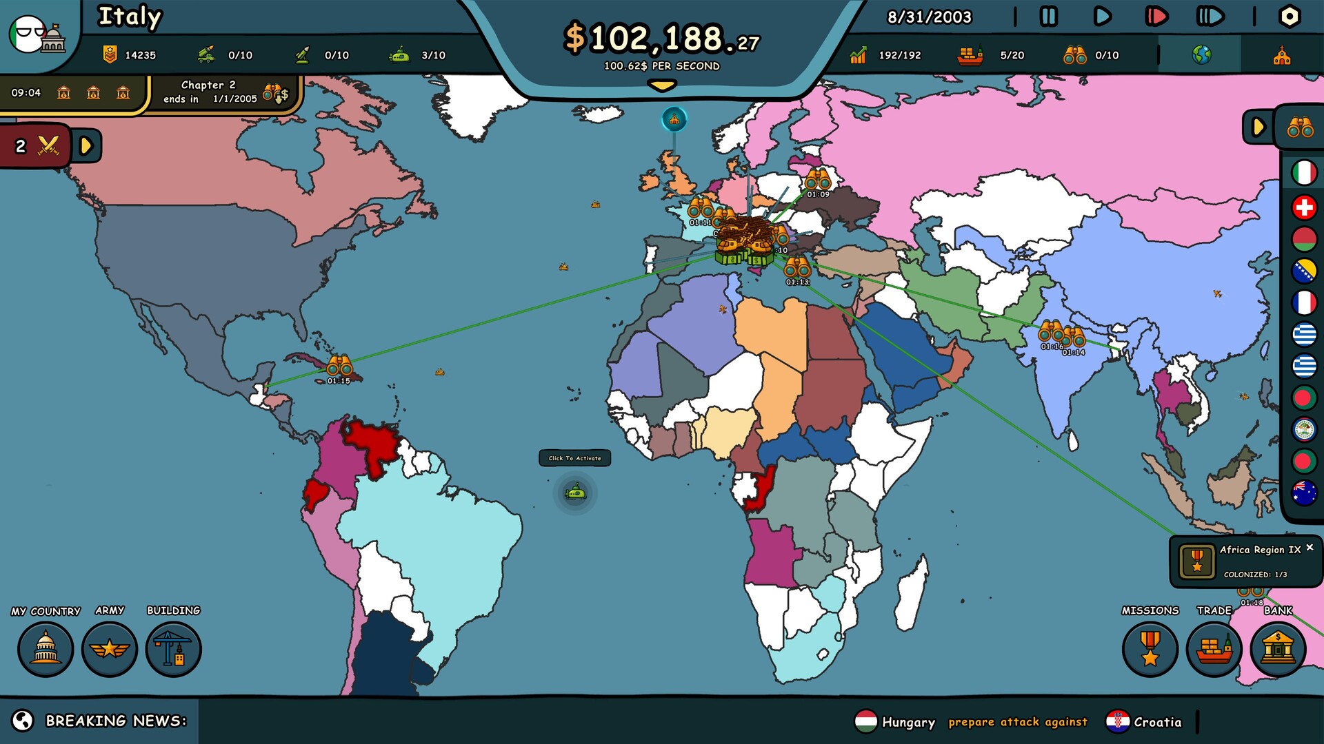 Скриншот: Countryballs: Power Protocol