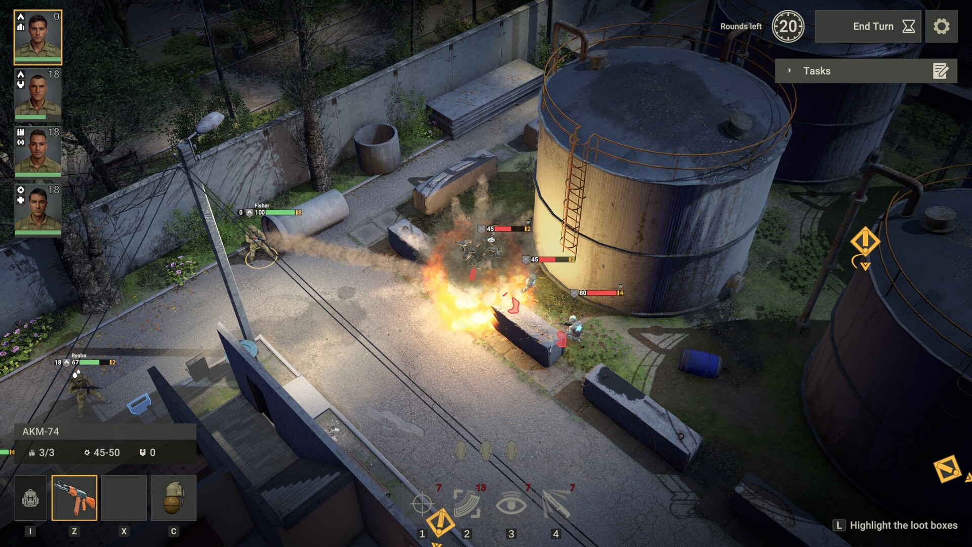 Скриншот: Future War Tactics: SOF vs Alien Invasion – Turn-Based Strategy