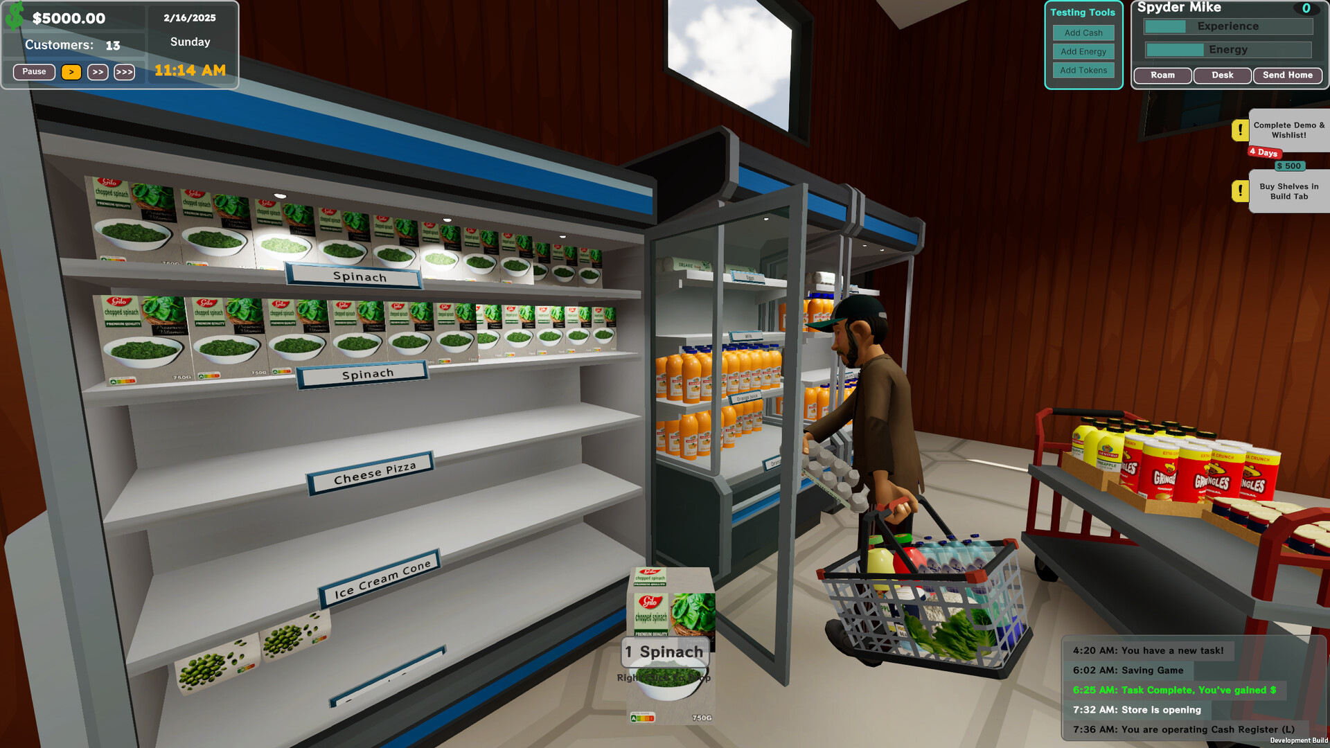 Скриншот: Grocery Store Tycoon