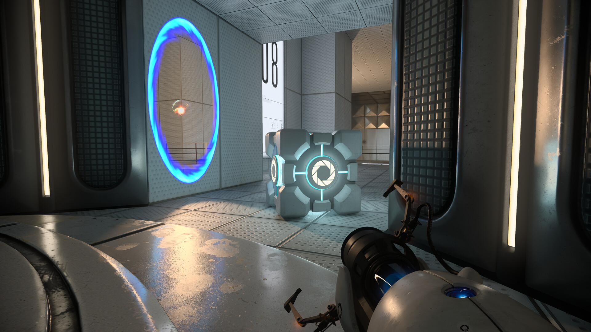 Скриншот: Portal with RTX