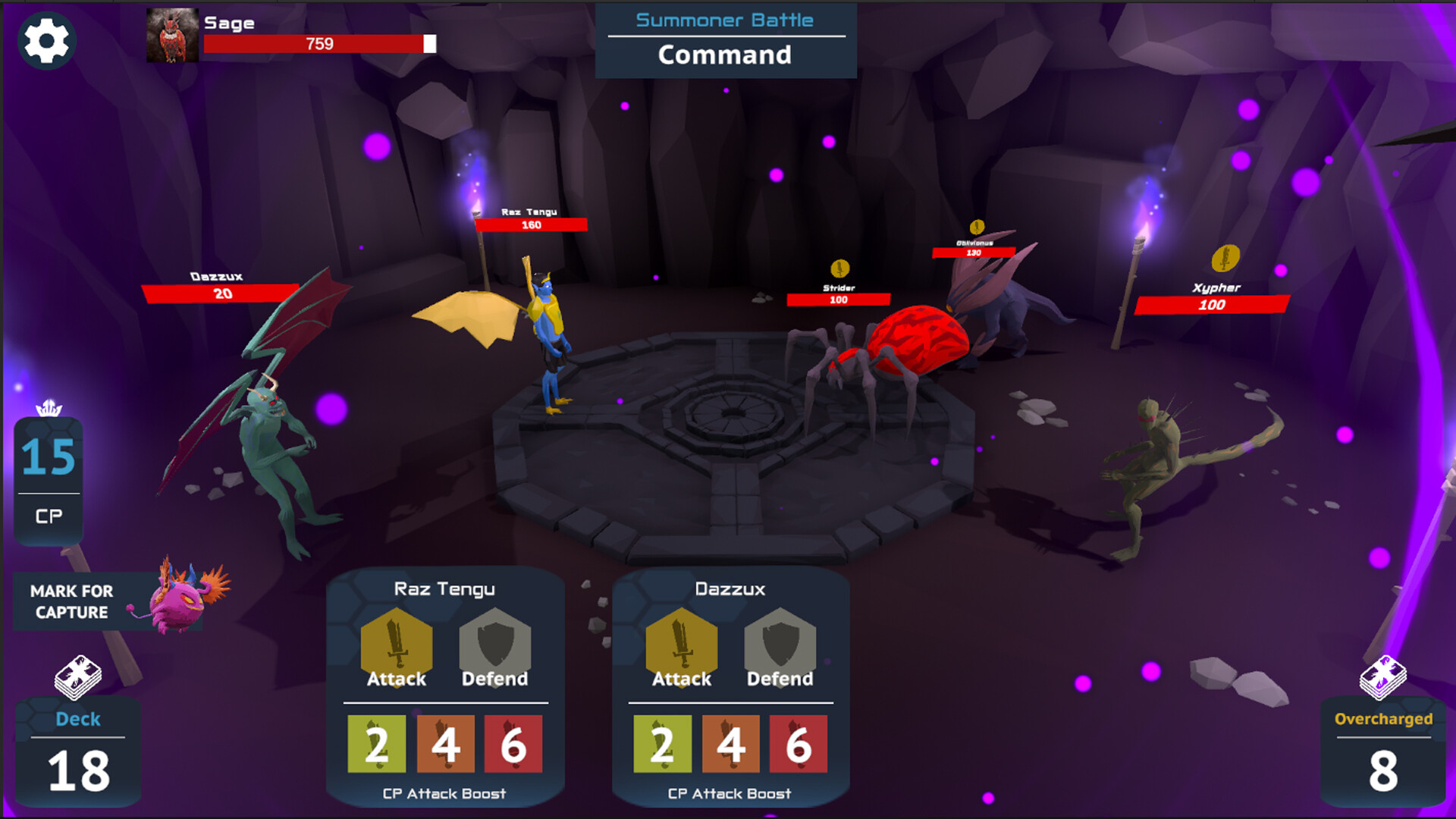 Скриншот: Card Summoner