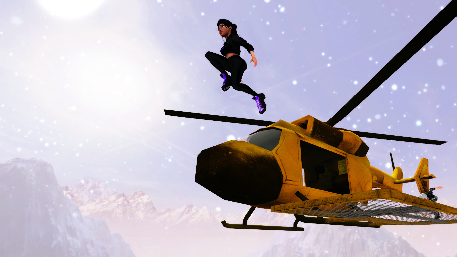 Скриншот: Rocket Boots Mania