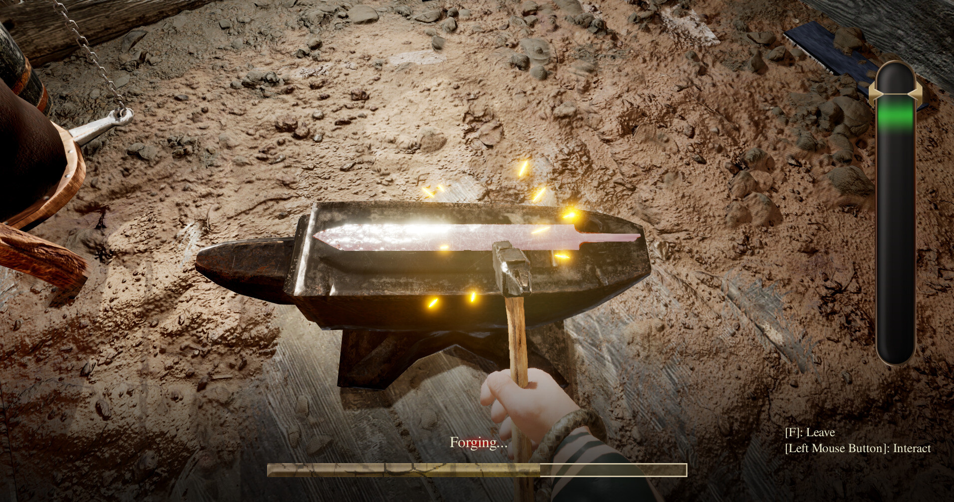 Скриншот: Blacksmith Simulator