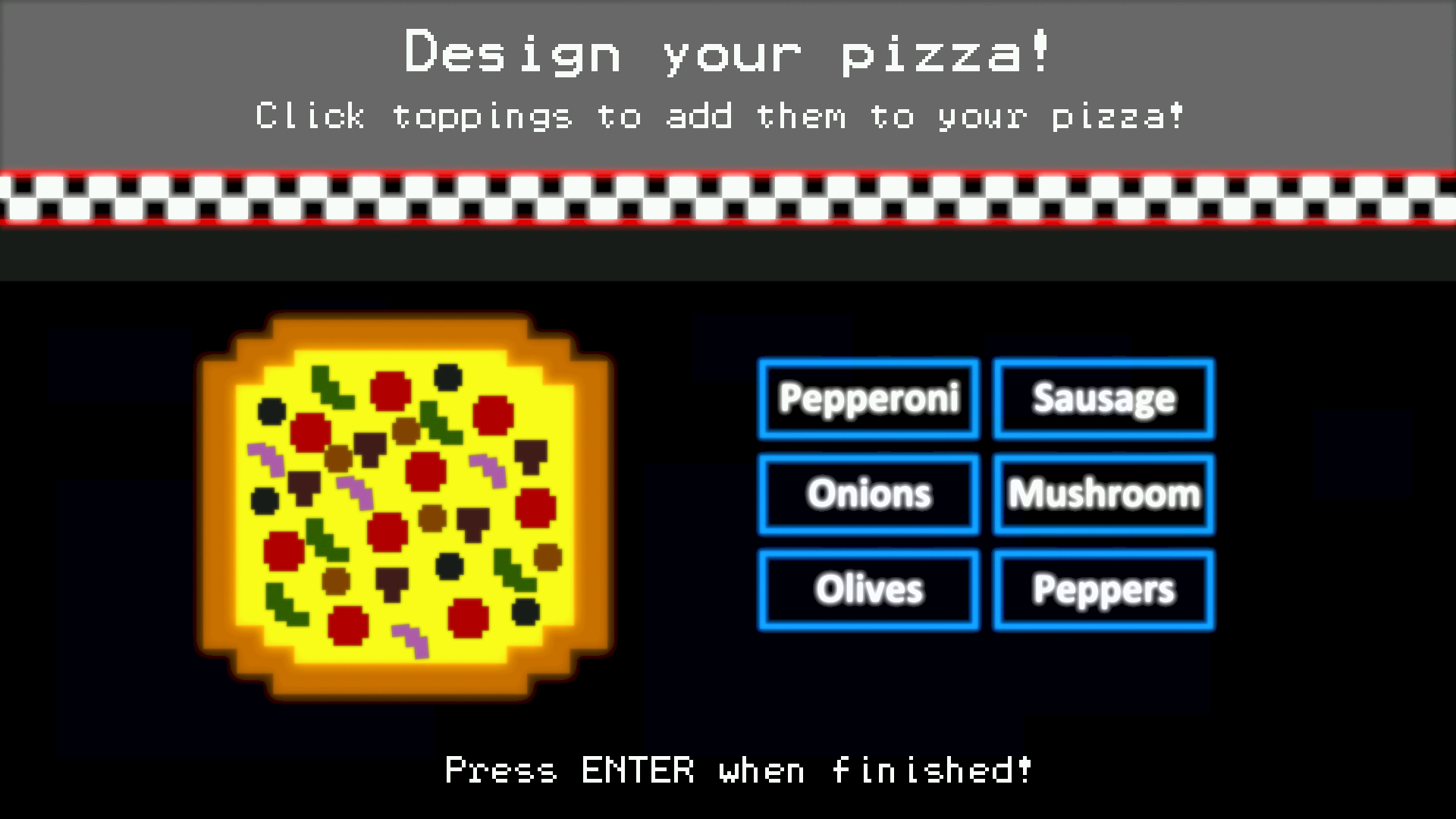 Скриншот: Freddy Fazbear's Pizzeria Simulator